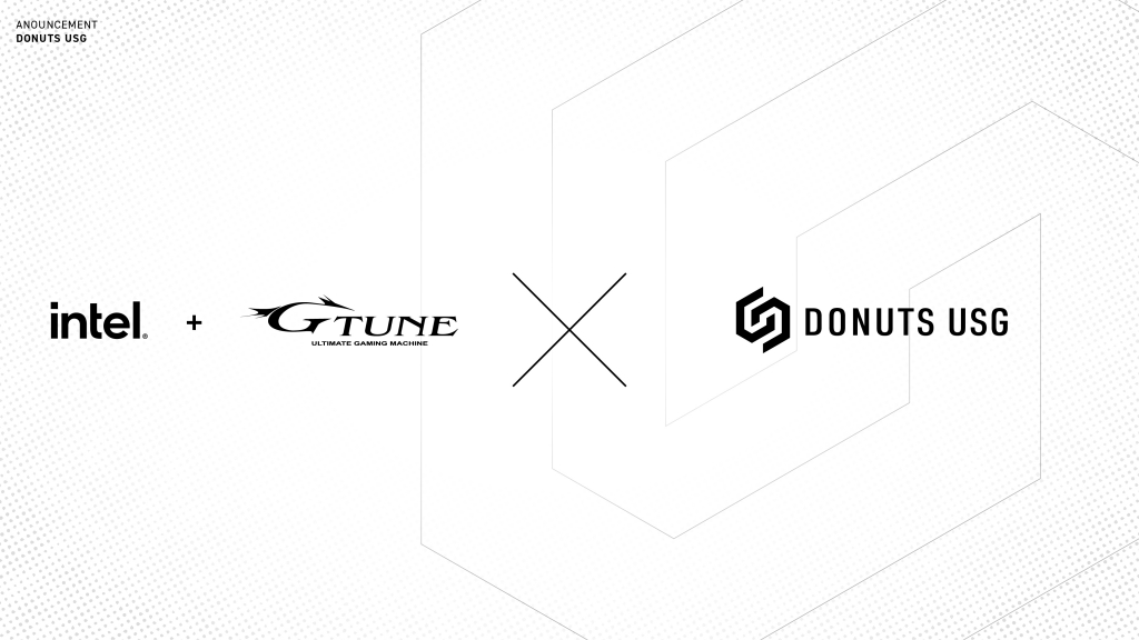 DONUTS USGがマウスコンピューターと新たなスポンサー契約を締結　ゲーミングパソコンブランド「G-Tune」との連携を強化
